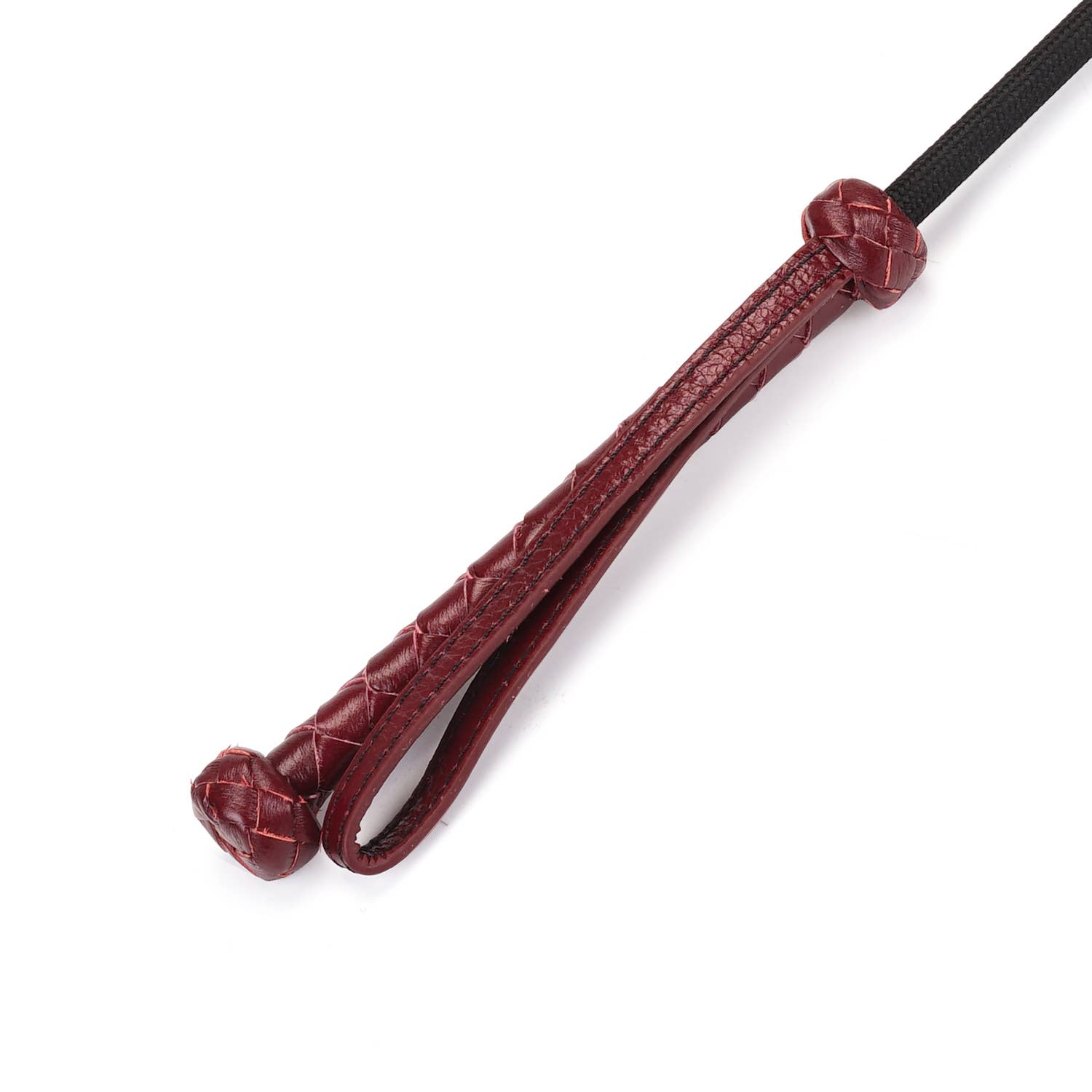 Liebe Seele - Wholesale Sex Toy - Wine Red Riding Crop with Heart Shape Tip4