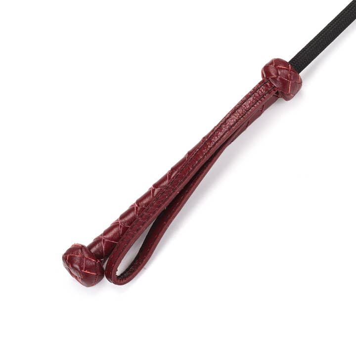 Liebe Seele - Wholesale Sex Toy - Wine Red Riding Crop with Heart Shape Tip4
