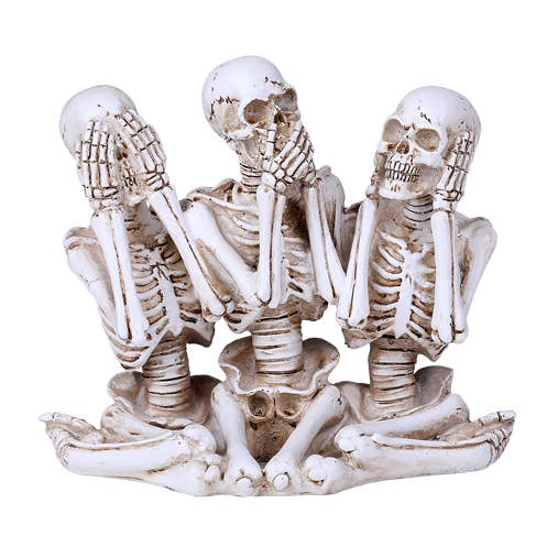 Hear See and Speak Skeleton for wholesale by Pacific Trading