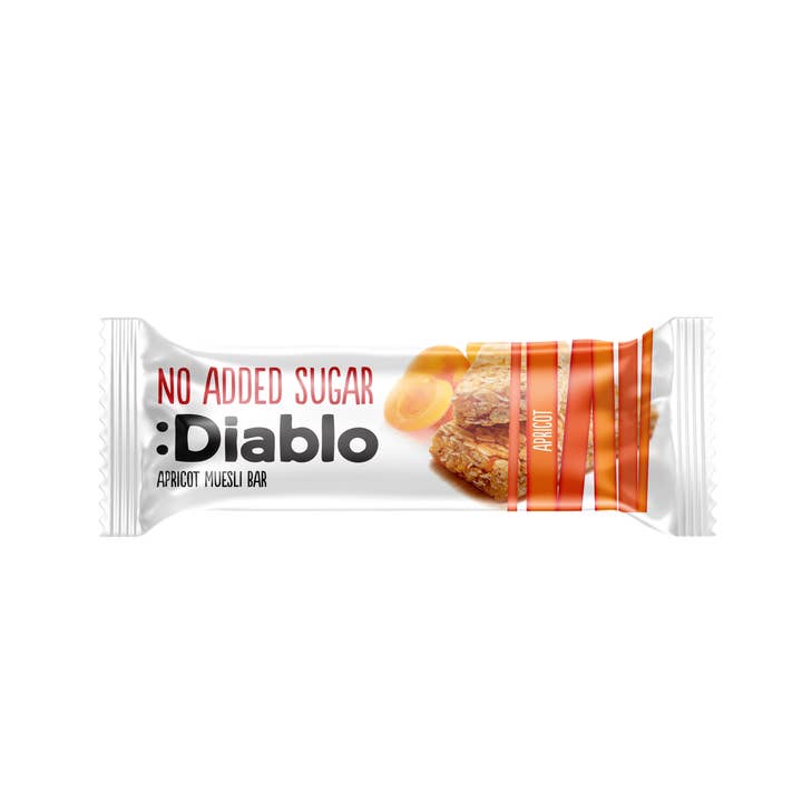 :Diablo Apricot Muesli Bar 30 gr for wholesale by Diablo Sugar Free
