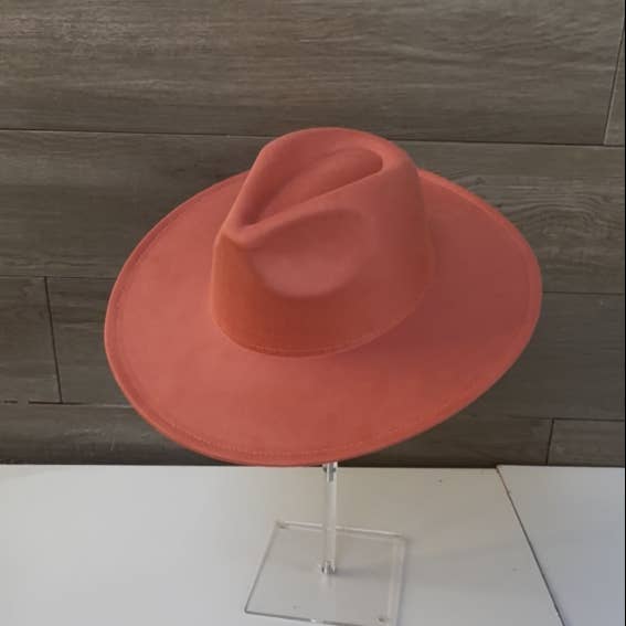 Queens INC - Wholesale Fedora - Women's - Best seller Fashion Classic Wide Brim Suede Primium  Hat10