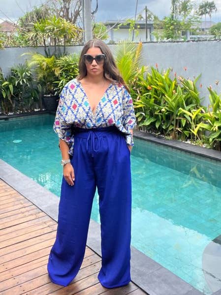 Miss Mills Kaftan Jumpsuit for wholesale by Miss Mills