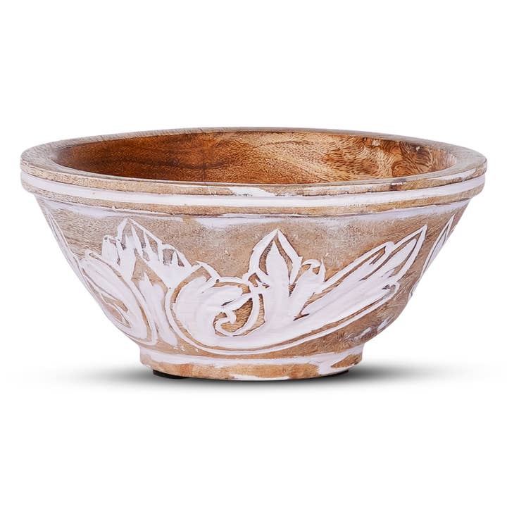 Mela Artisans - Wholesale Decorative Plate/Dish/Bowl - Carved Valley Bowls