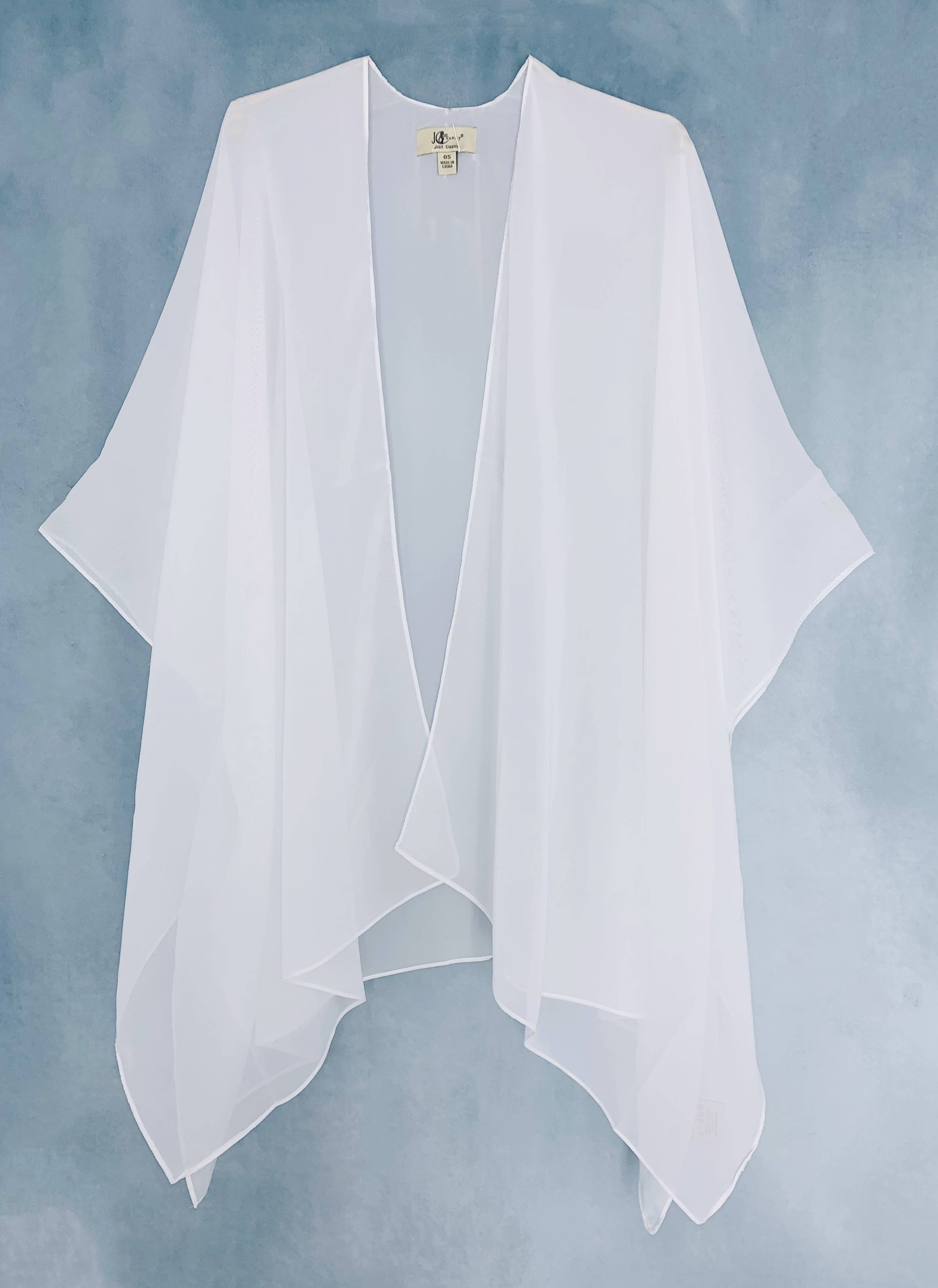 JC Sunny Fashion - Wholesale Kimono - Women's - 24 Colors--JC071034 Solid Color Lightweight Cover-Up/Kimono6