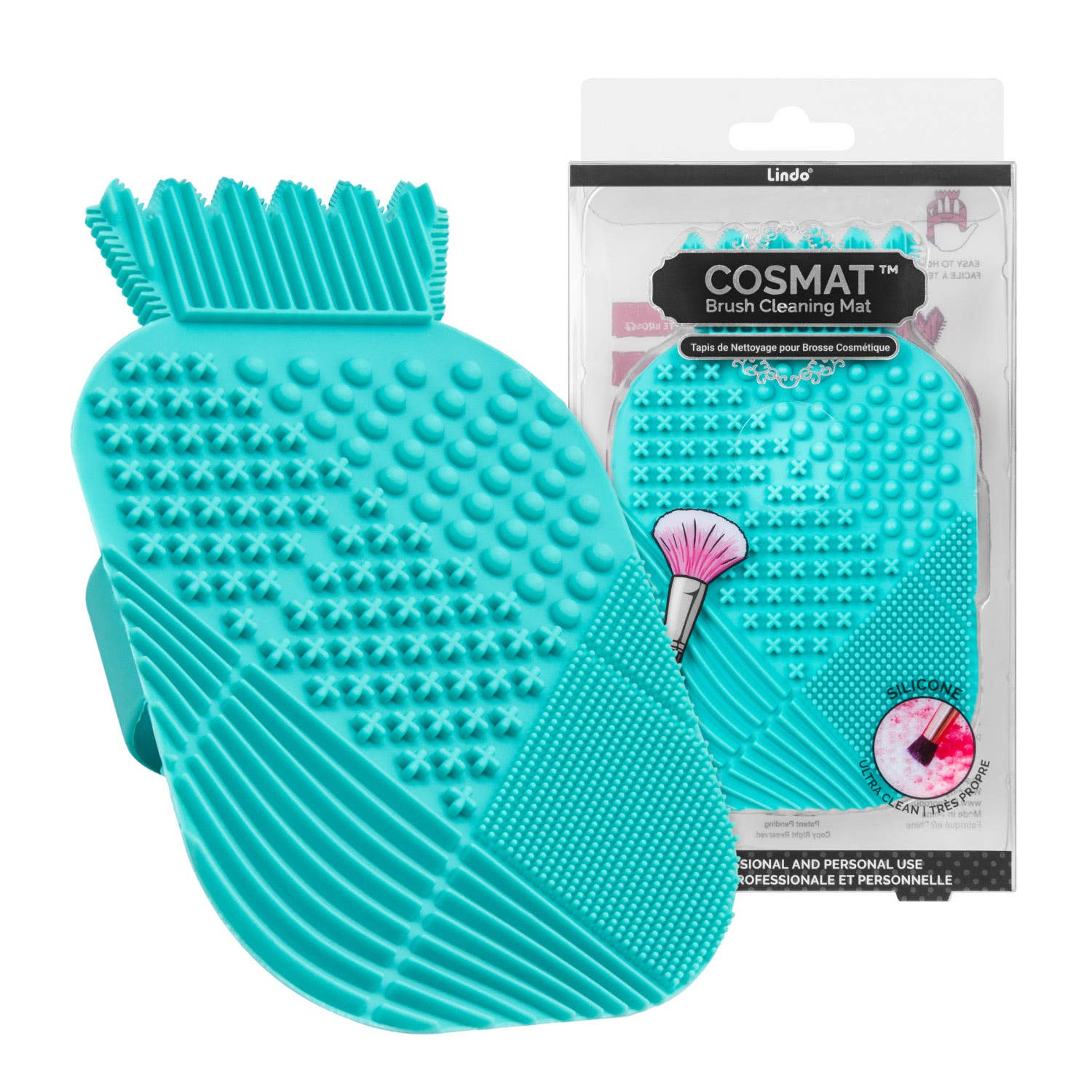 Lindo - Vente Nettoyants pour pinceaux de maquillage - Lindo Cosmat Tampon de nettoyage pour brosse1