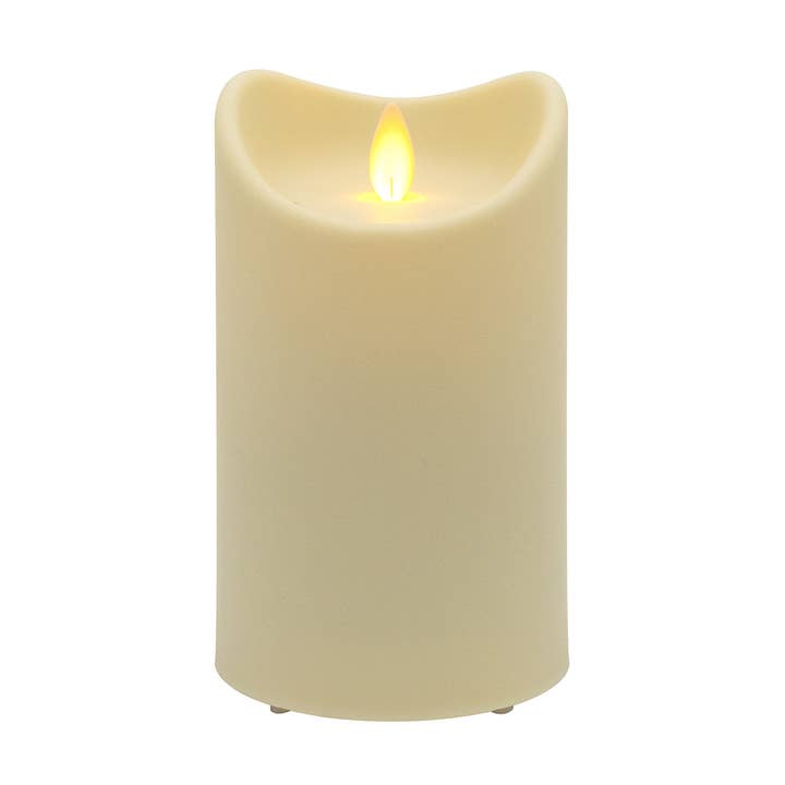 Weather Resistant LED Candle with Moving Flame - 5" for wholesale by LumaBase