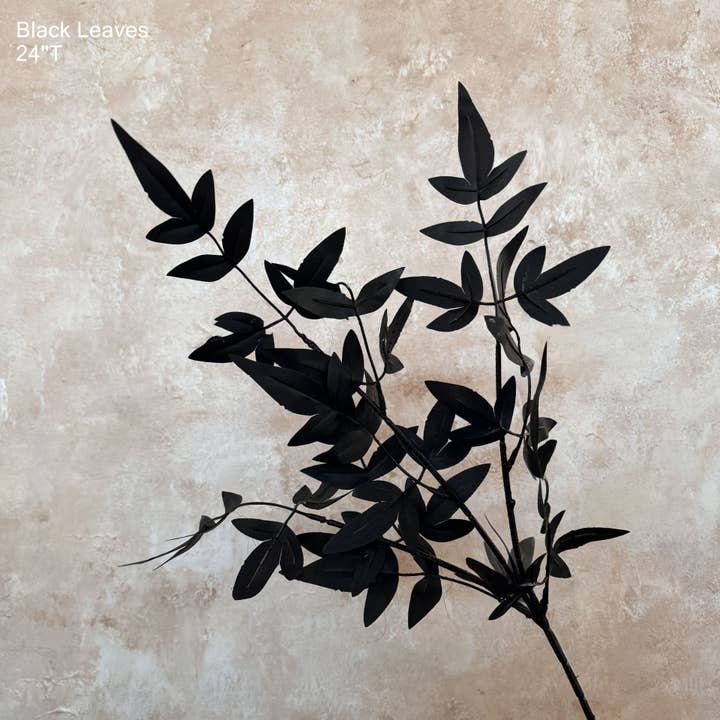 Sweet Home Deco - Wholesale Artificial Flowers - Gothic Faux Silk Flowers in Black/Red, Floral Design Flowers8