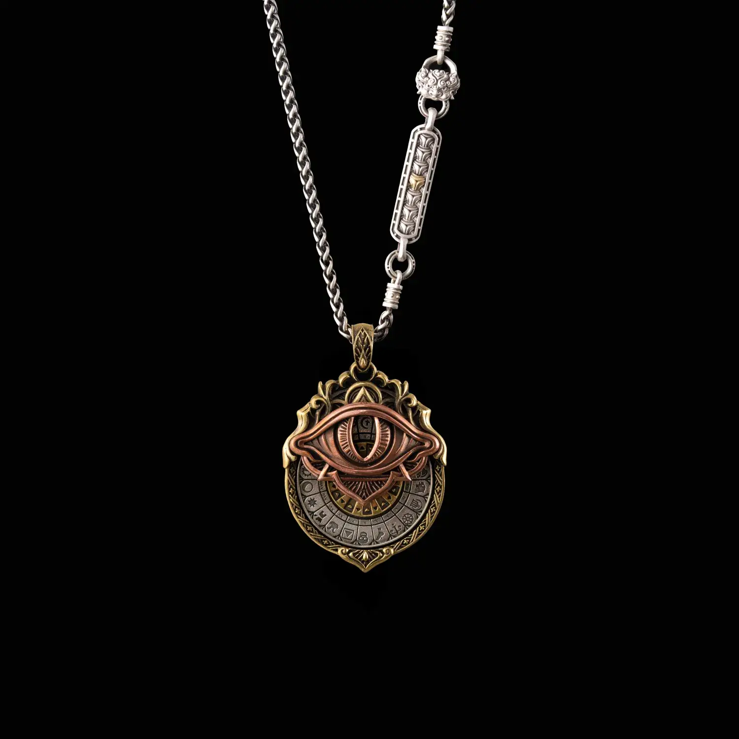 Coppertist.wu – wholesale Individuell berlock/hänge – Hänge med Tarotvision i mässing13