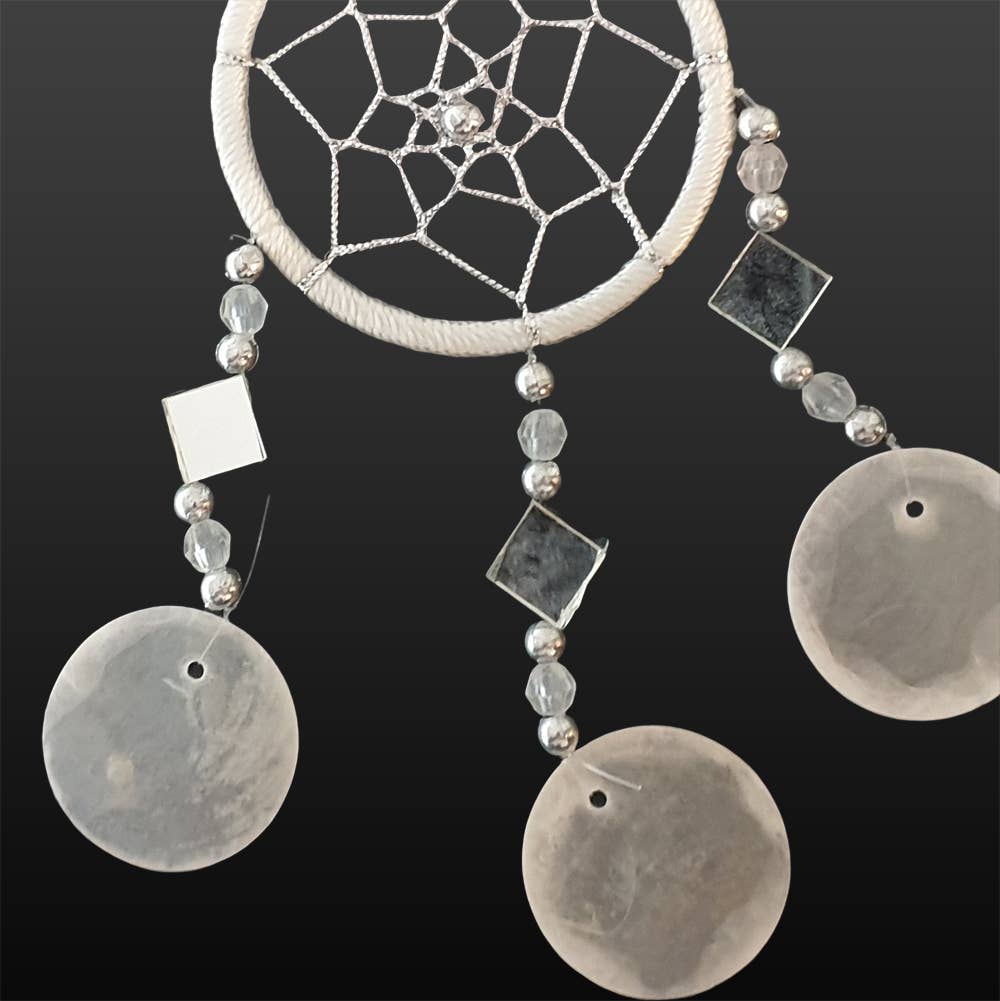 VIE - Vente Attrape-rêve - Attrape-rêves Capiz, anneau de 6 cm10