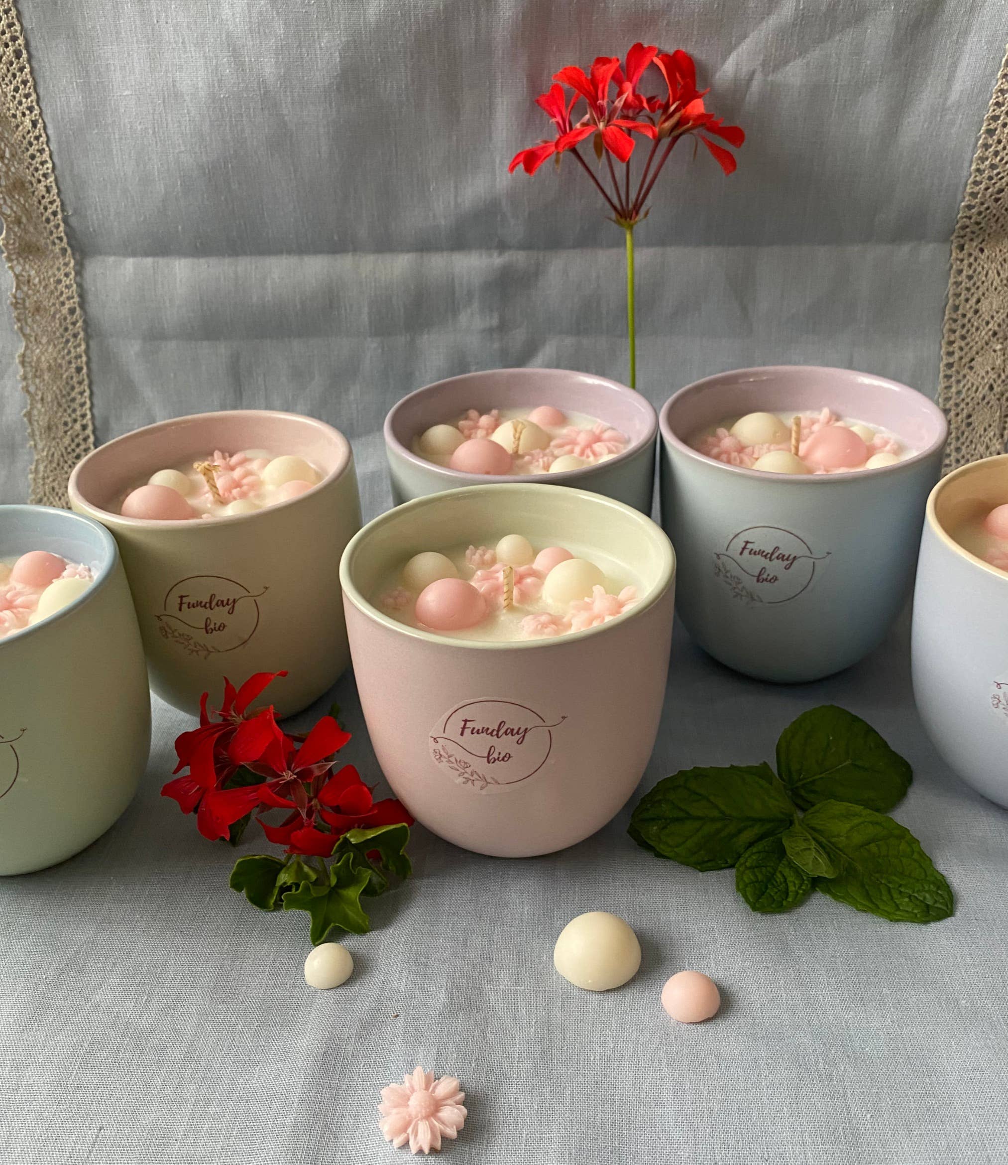 FUNDAYBIO - Wholesale Jar/Filled Candle - Freshness candle with organic essential oils 250g3