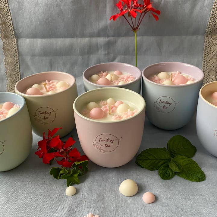 FUNDAYBIO - Wholesale Jar/Filled Candle - Freshness candle with organic essential oils 250g3