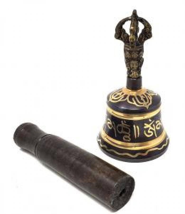 GREENROOTS USA LLC - Wholesale Meditation Supplies - Tibetan Bell W/Striker 4.5"0