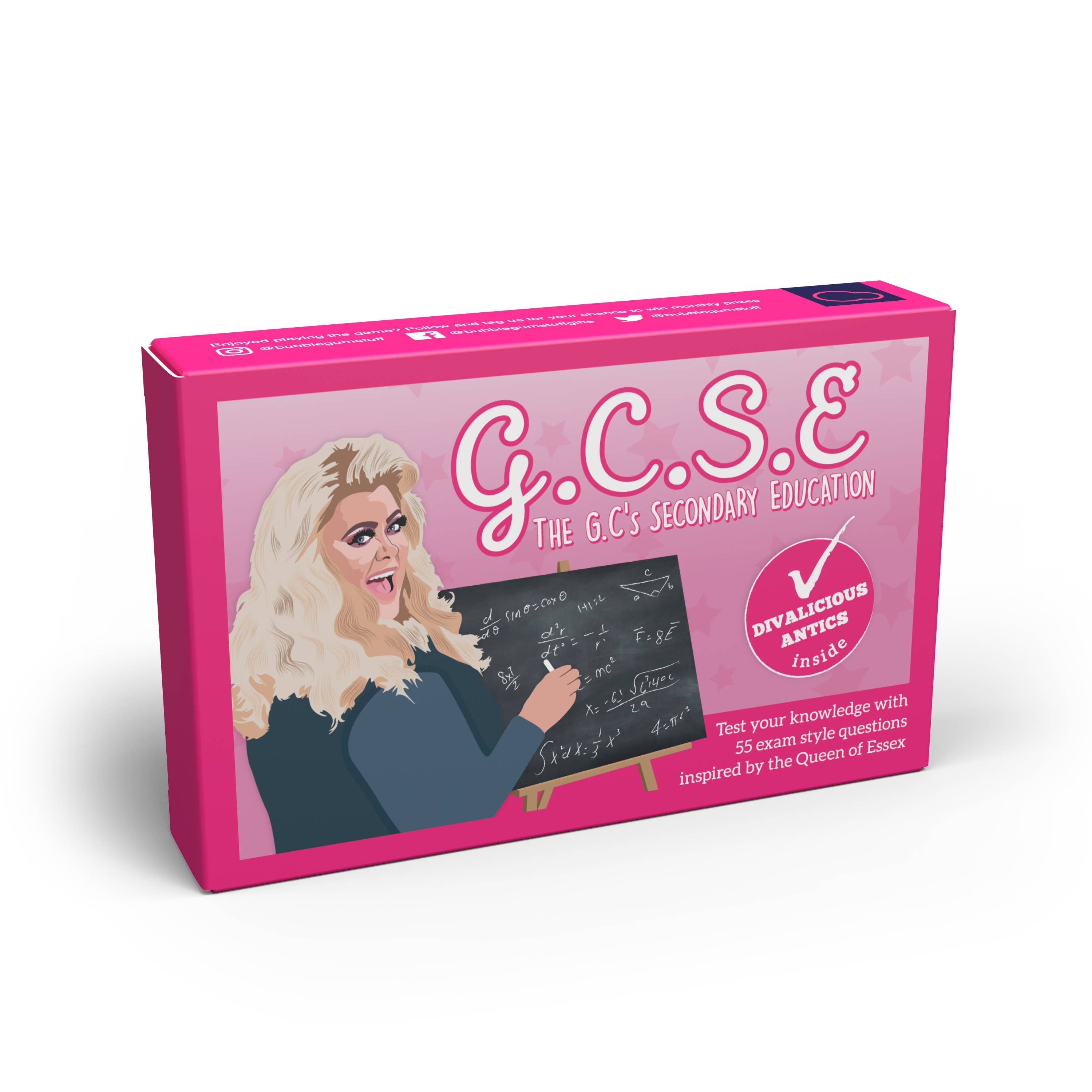 Bubblegum Stuff UK – Engroshandel Kortspil – GCSE Trivia Spil | Strømpefyldergave til Reality TV-elskere1