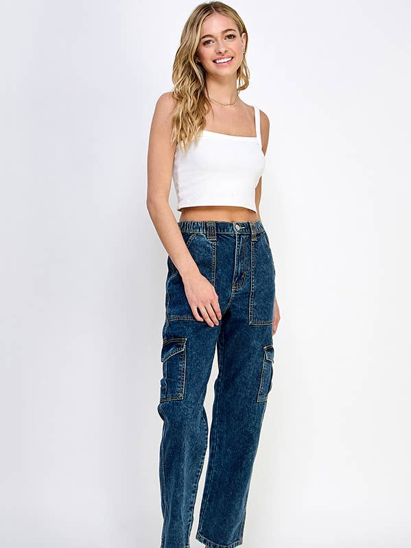 COTTON CARGO DENIM JEANS for wholesale by patrol jeans