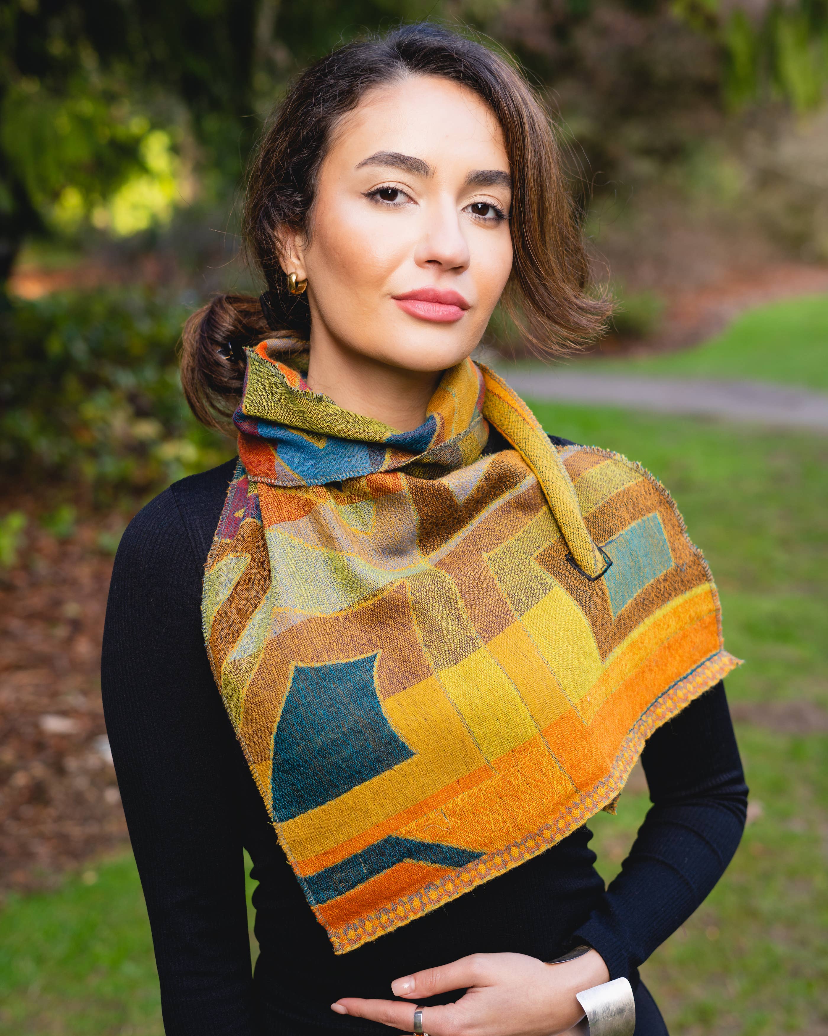 In Style Scarves - Vente Écharpe – femme - 510/Foulard pointu~Citron