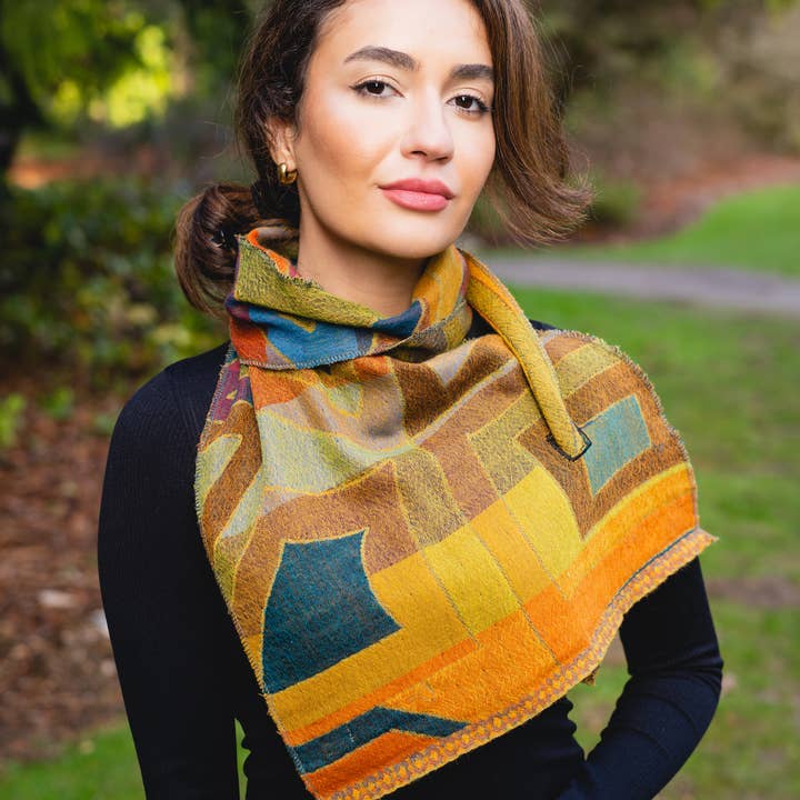 In Style Scarves - Wholesale Scarf - Women's - 510/Pointed scarf~CitronÂ