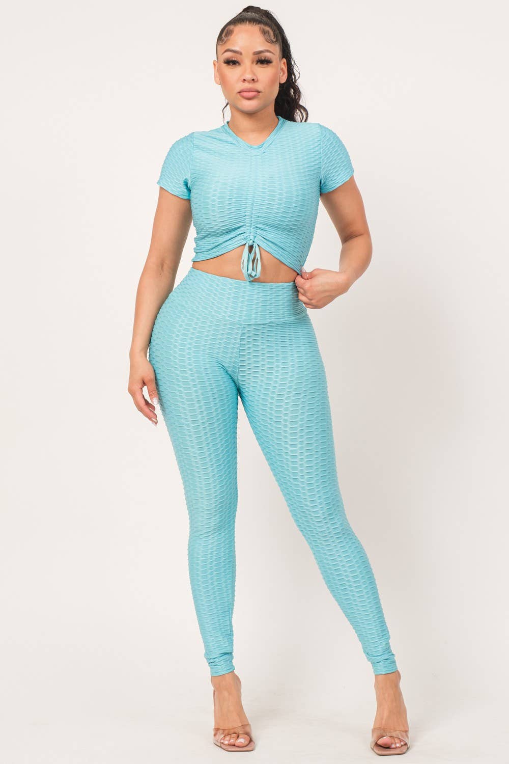 Boswell – Großhandel Set aus Oberteil und Hose (NICHT Loungewear) – Damen – Crop Top und Legging-Set11