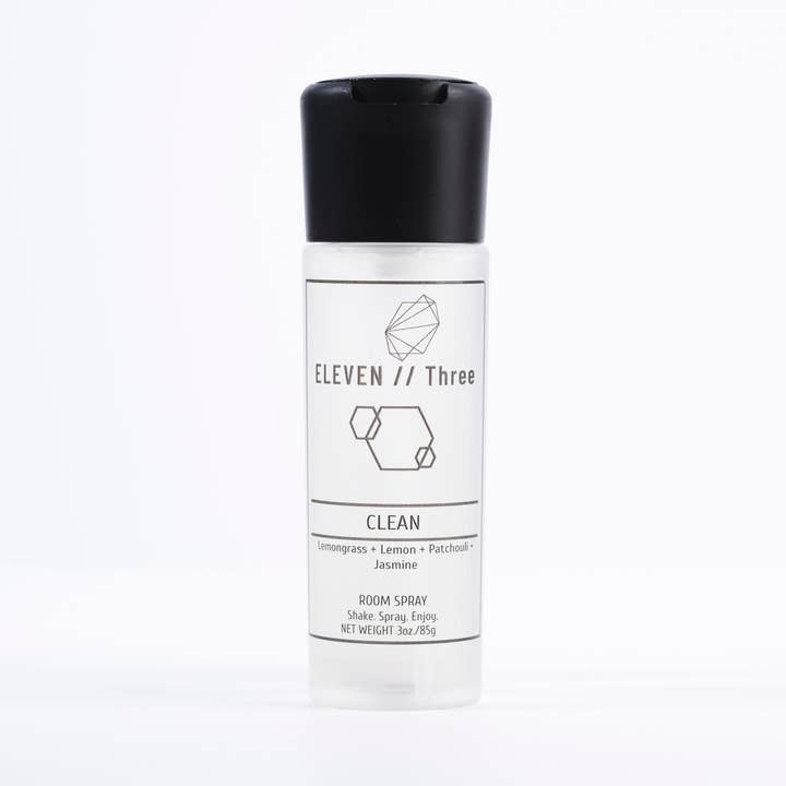 CLEAN Lemon Lemongrass Room Spray for wholesale by ELEVEN//Three