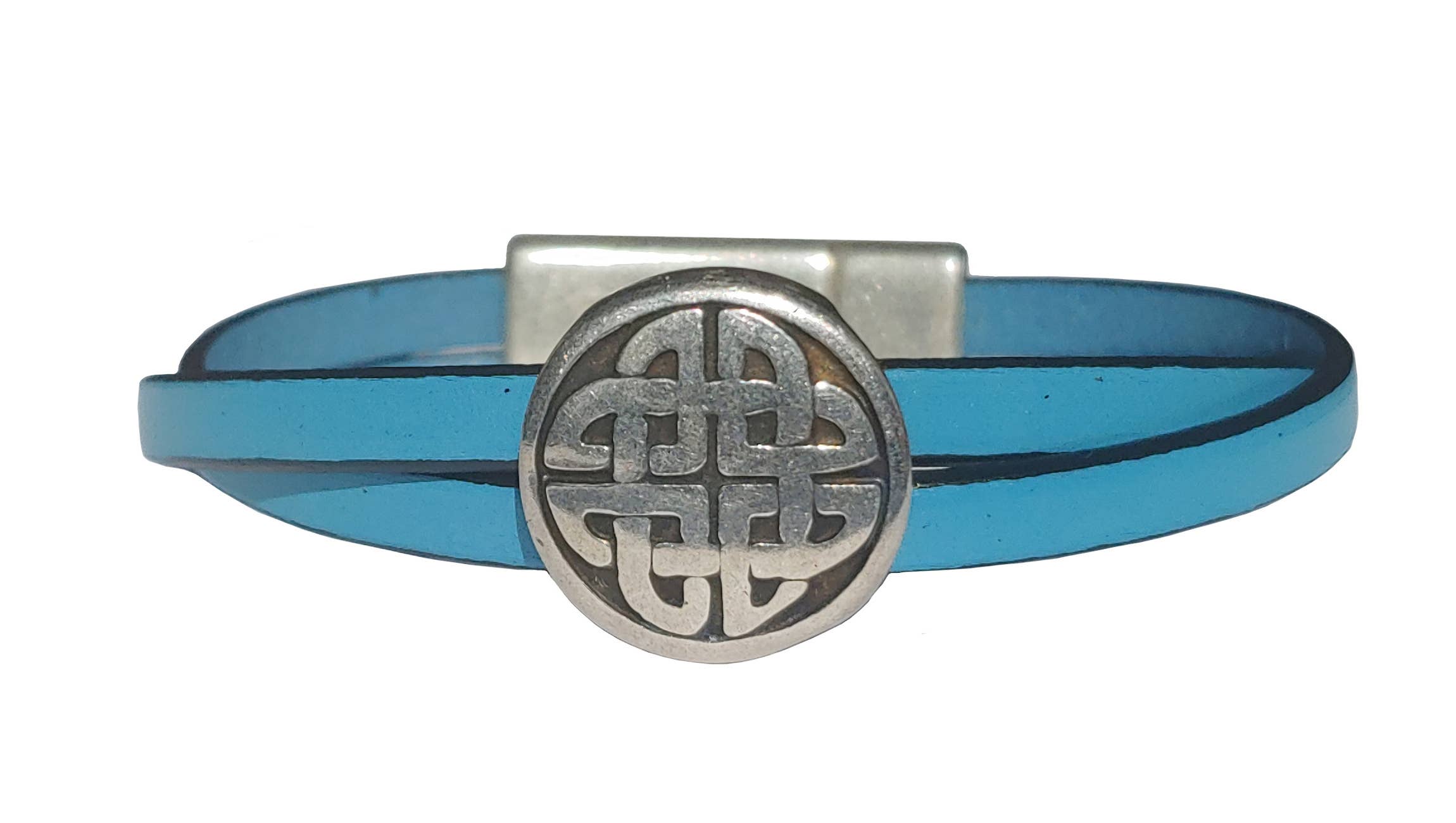 The Essence of Silver - Wholesale Bangle Bracelet - Women's Celtic Leather Bracelet6