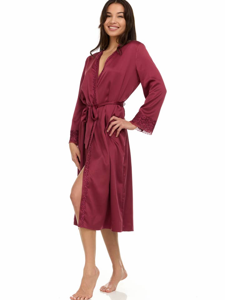 Flora Nikrooz - Wholesale Robe - Women's - Showstopper Long Robe2