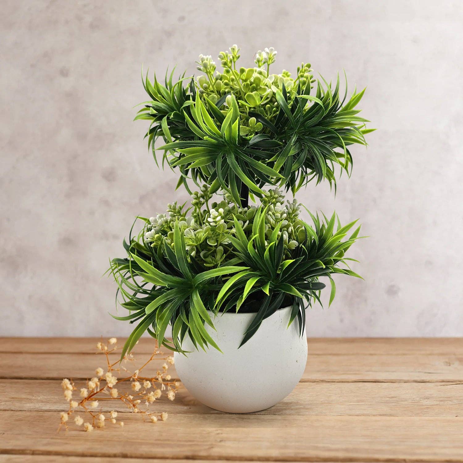 Ledsone – wholesale Artificial plant – Small Potted Artificial Flower 2 Pack Indoor Décor ~538120