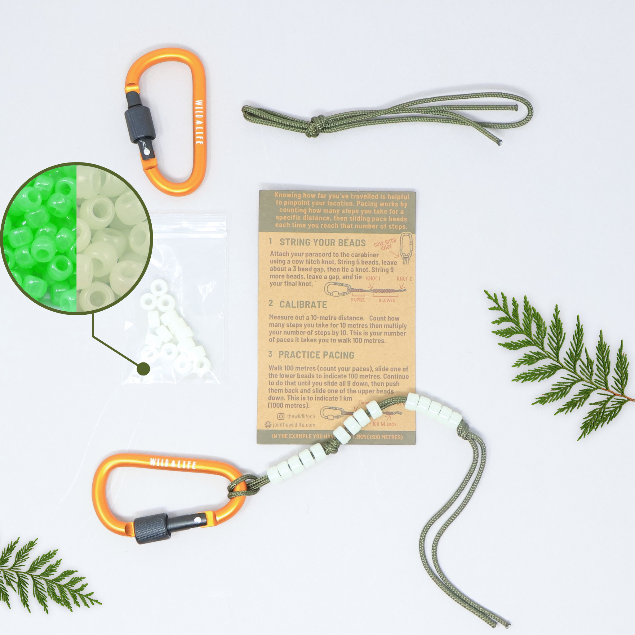 Wild Life Outdoor Adventures - Wholesale DIY Craft Kit - Ranger Bead Pace Counter DIY Craft Kit1