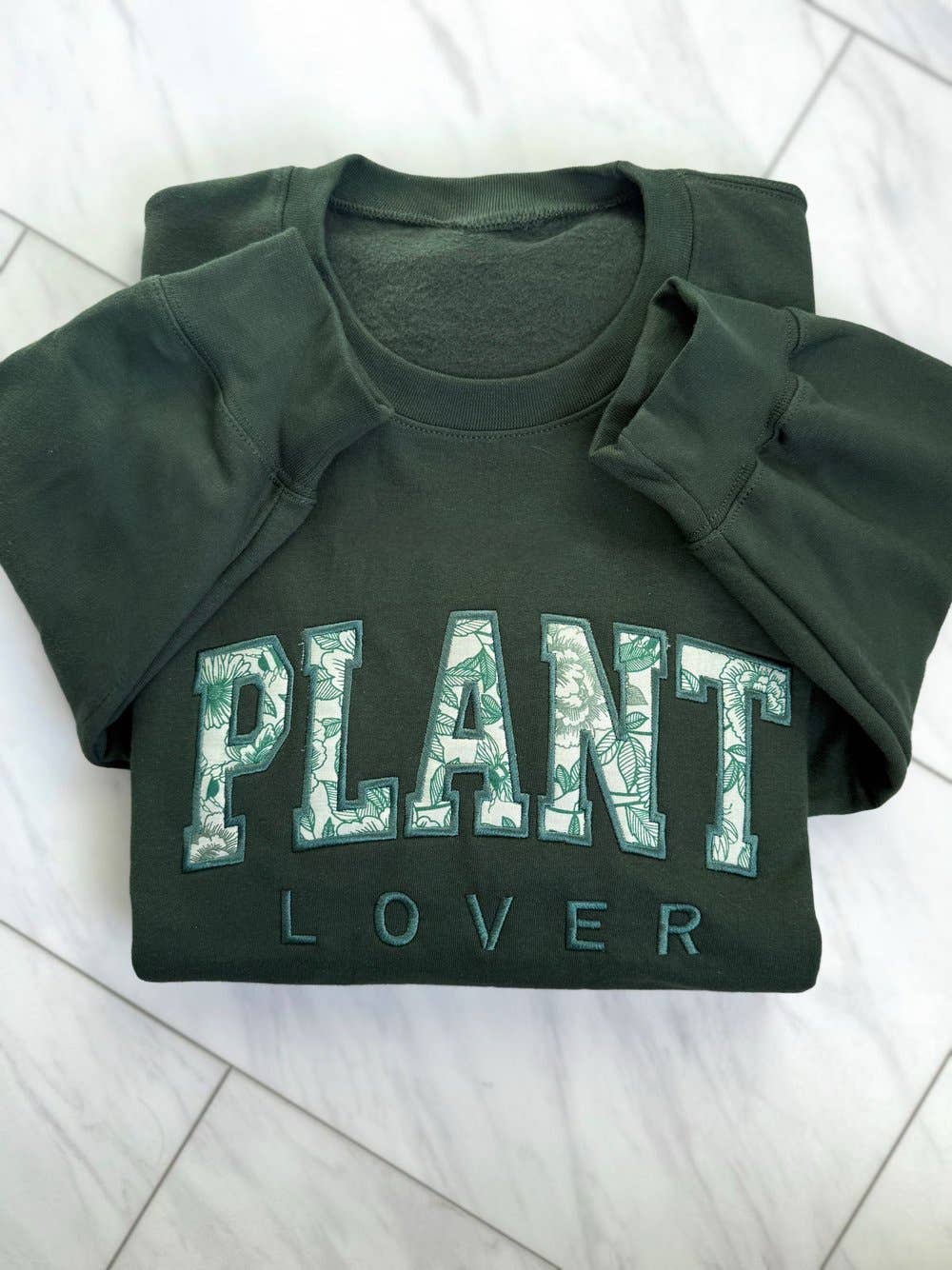 Botanically Insane - Wholesale Sweatshirt - Unisex - Plant Lover Embroidered Crewneck Sweatshirt1