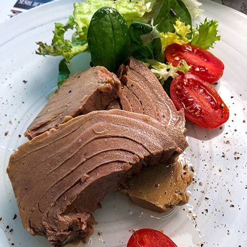 Tarantelo di tonno rosso selvatico, Tarifa in scatola per la vendita all'ingrosso da parte di Made in Spain Gourmet