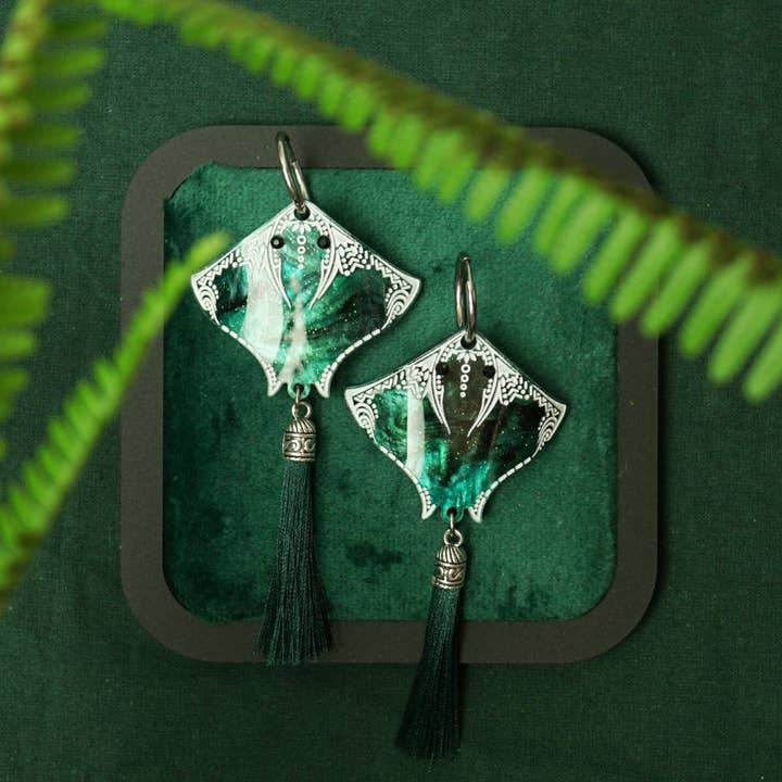 Stingray Earrings for wholesale by Lost Kiwi Designs