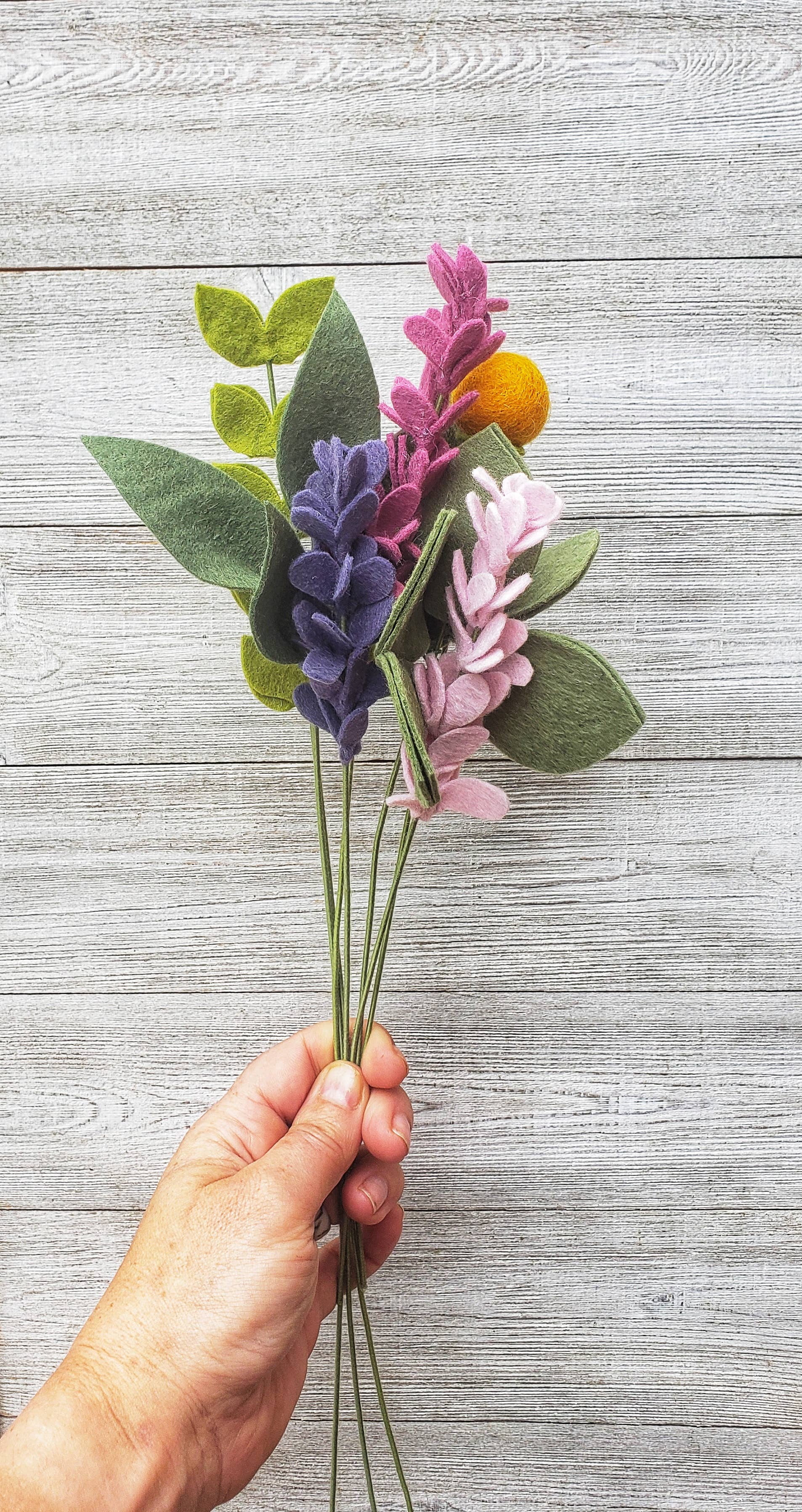 Madymae Felt Florals – Großhandel Künstliche Blumen – Lavendel aus Filz4