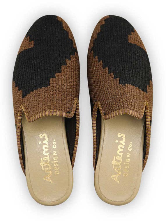 Pantoufles Kilim pour hommes - Taille 10 pour la vente par Artemis Design Co.