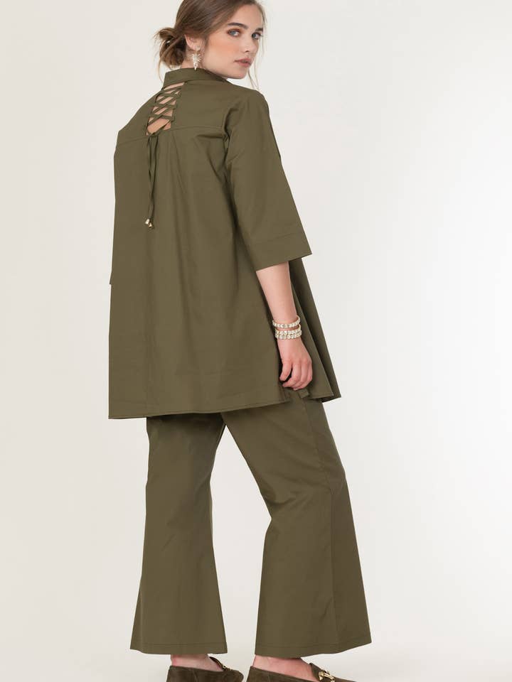 Camicia Lunga Con Laccetti Schiena per la vendita all'ingrosso da parte di More By Siste's