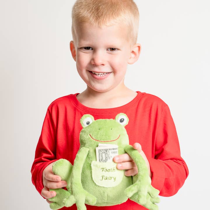 London Bridge & Maison Chic - Wholesale Toothfairy Pillow - Kids - Hopscotch The Frog Tooth Fairy