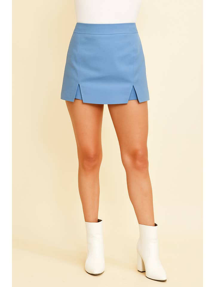 Cloud Ten - Wholesale Skort - Women's - CP11939 - ZIPPER BACK MINI SKORT6