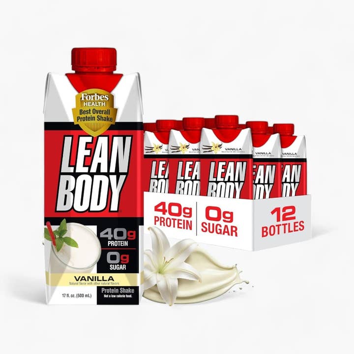 L&F Universal Goods - Wholesale Sports/Energy Drink - Lean Body Vanilla 12/14Oz