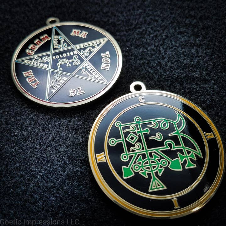 Goetic Impressions - Wholesale Individual Charm/Pendant - Caim Sigil Medallion
