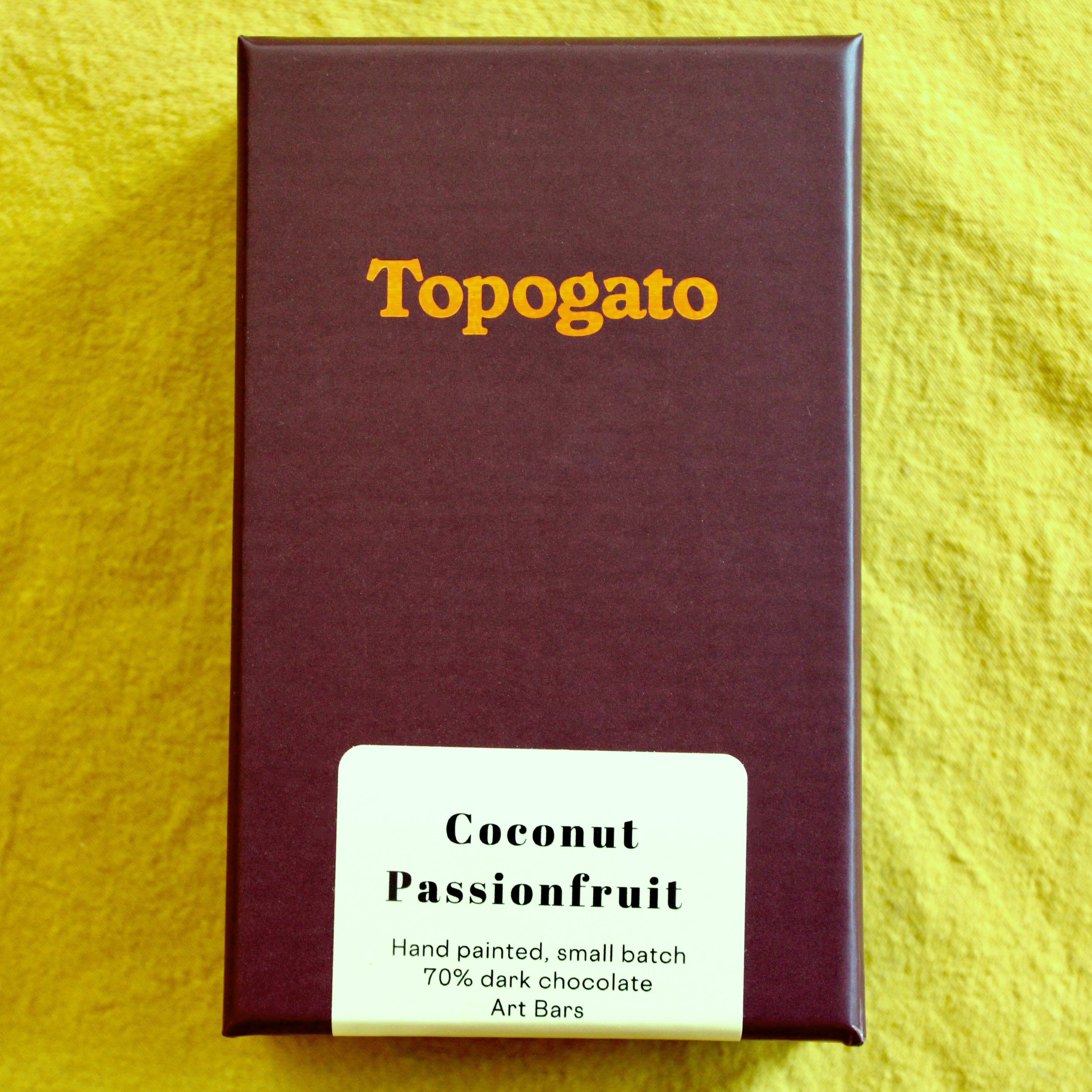 Topogato - Wholesale Chocolate Bar - Coconut Passionfruit Chocolate Bars2