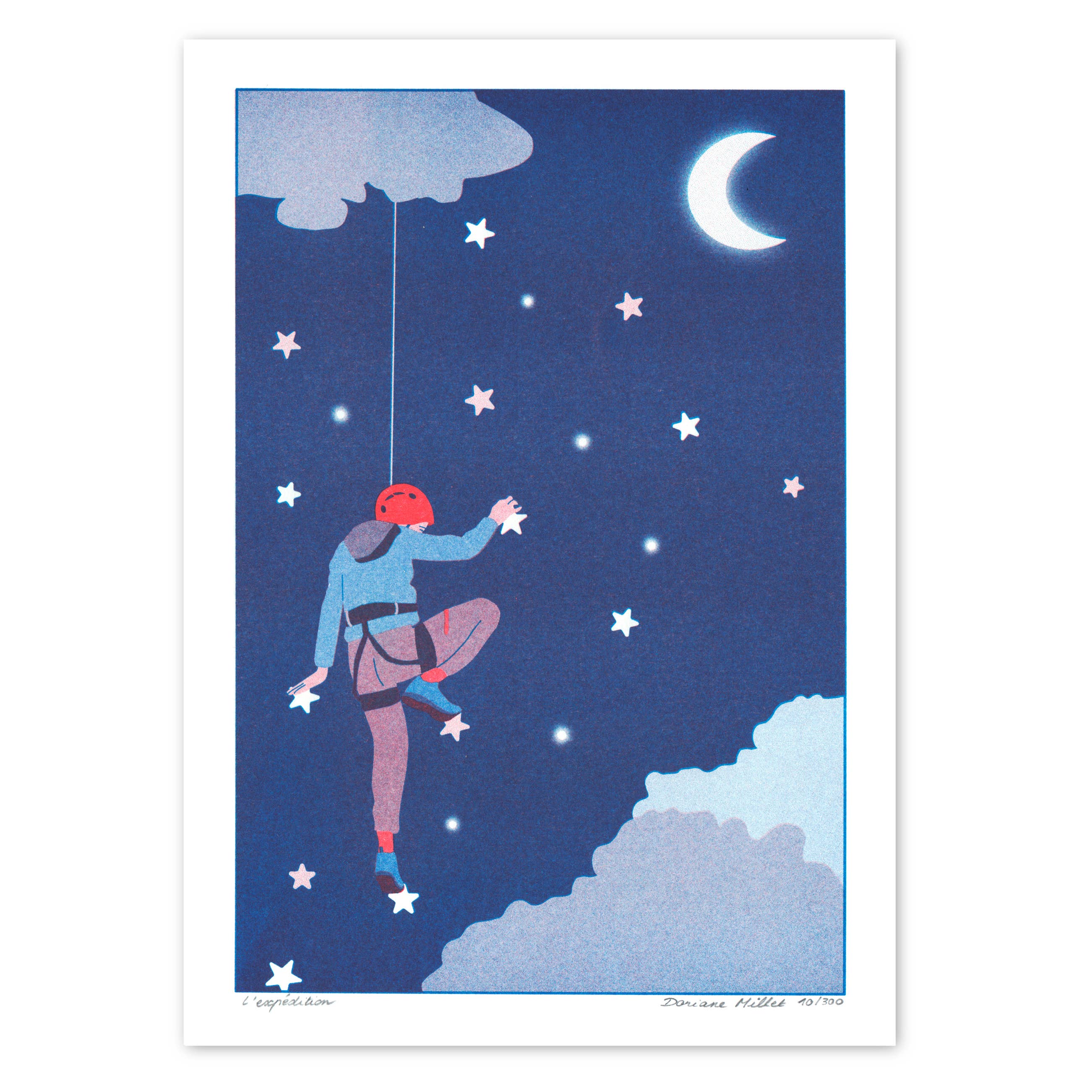 Doriane Millet - Wholesale Art Print - The Expedition | Risograph A41