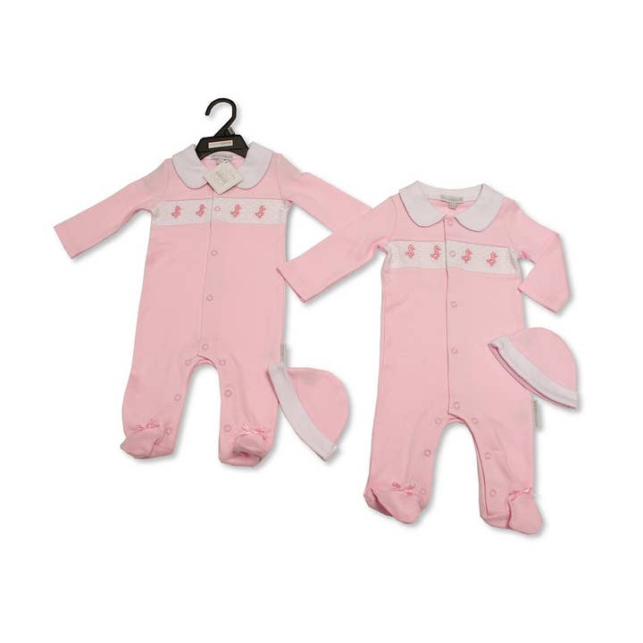 Baby Girls All in One with Hat - Quack, Quack for wholesale by Sheldon International