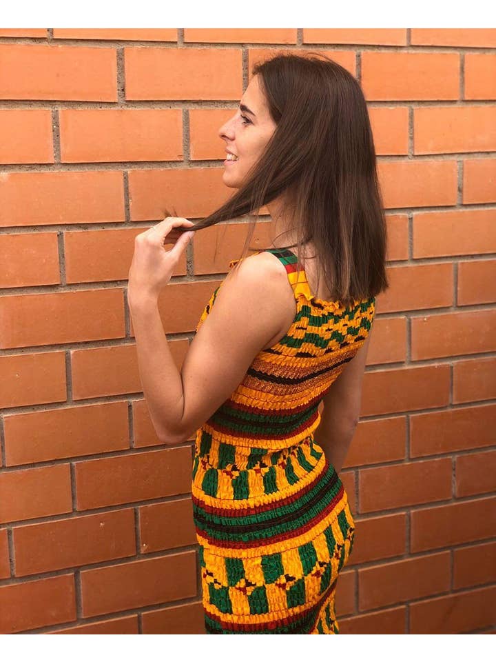 SUESES – Engroshandel Kjole - Dame – AFRIKANSK KJOLE KVINDER, afrikansk kort kjole, afrikansk print kjole