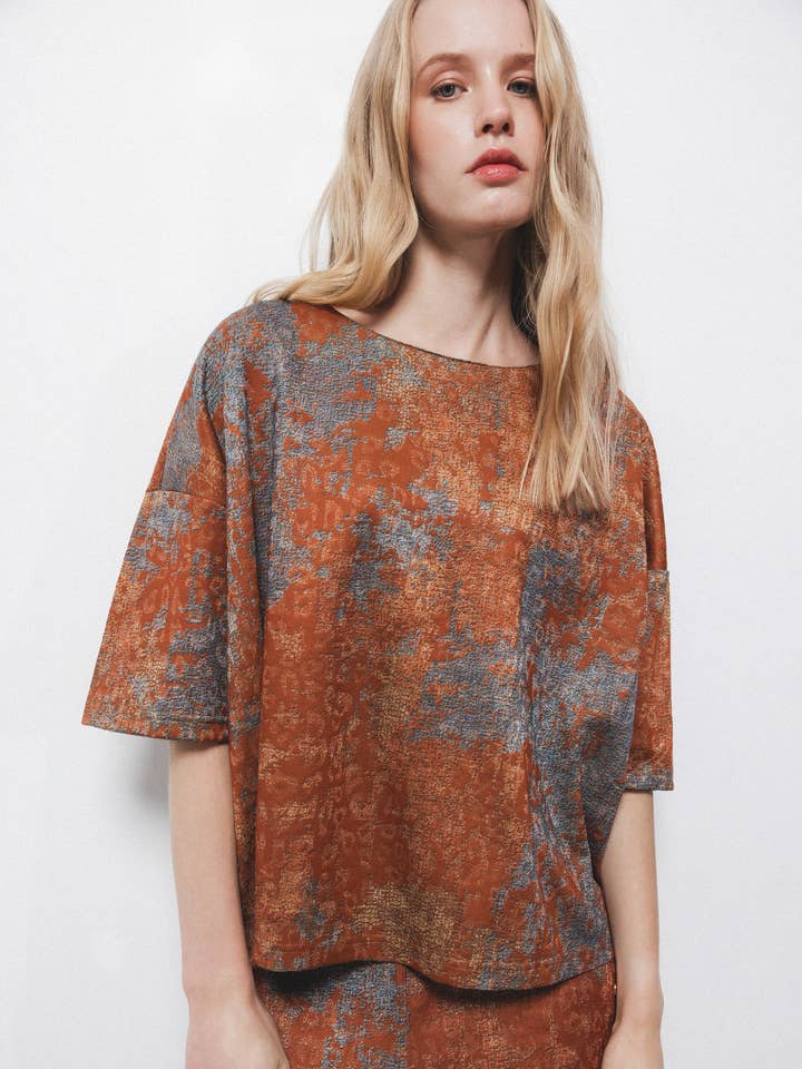 Lanidor - Wholesale Blouse - Women's - Structured Fabric Blouse (462754-29)0