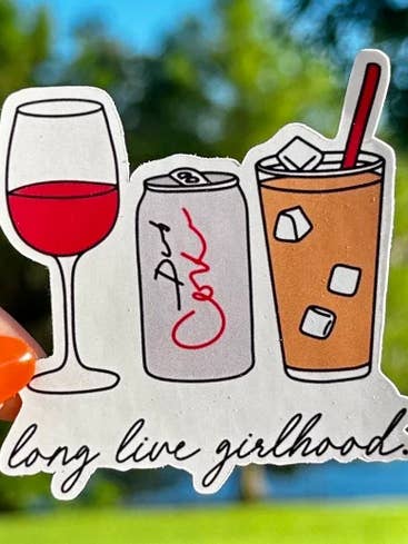 Viva a Menina | autocolante resistente à água por atacado de Tally Plant Club