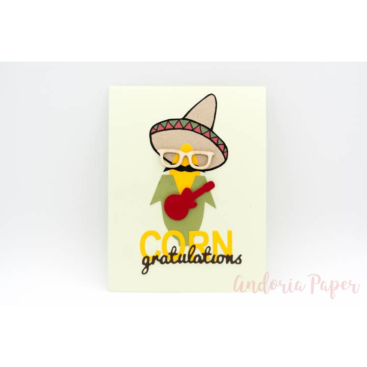 Biglietto di corncongratulazioni per la vendita all'ingrosso da parte di Andoria Paper