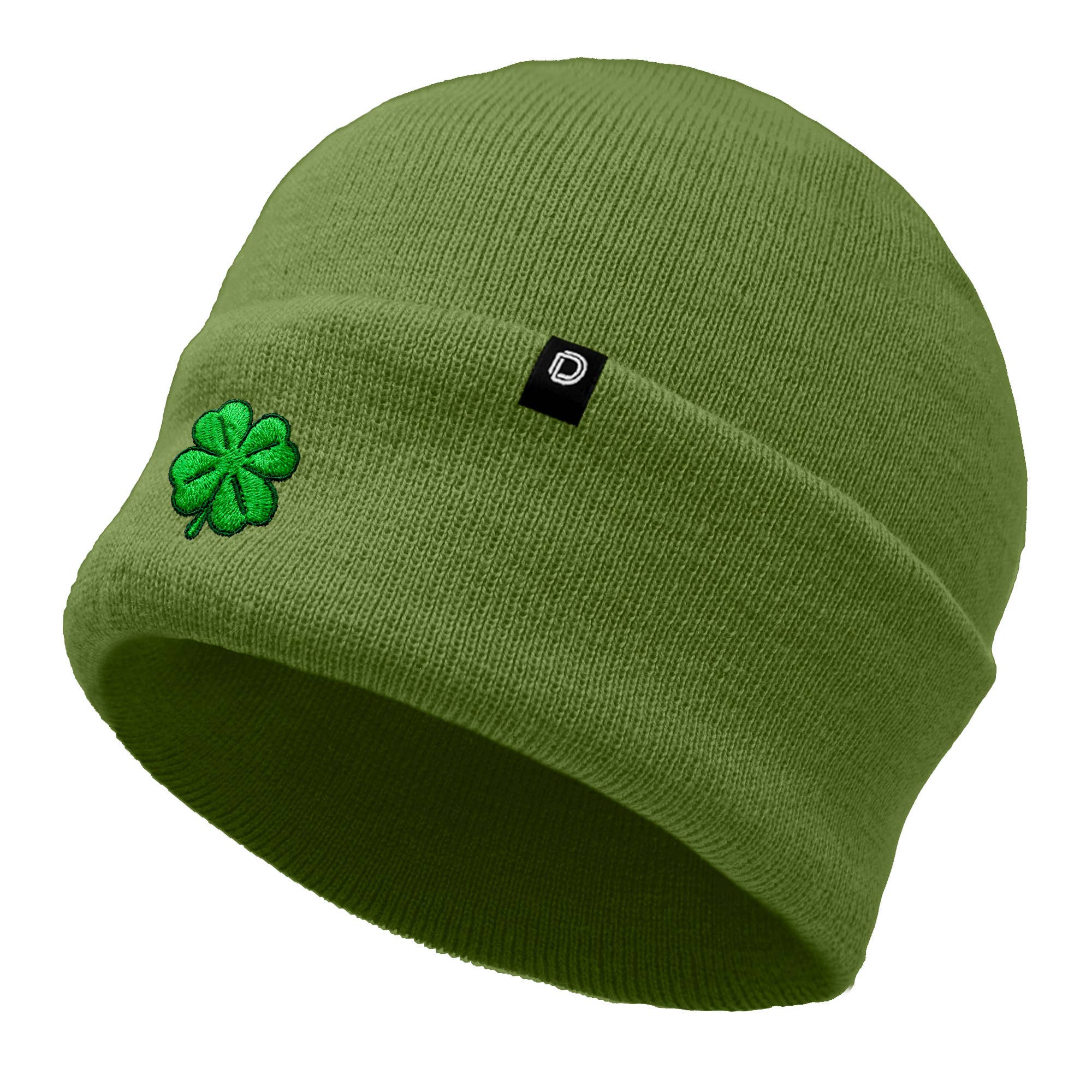 Dalix - Wholesale Beanie - Women's - Dalix Embroidered Clover Beanie Cap Cuffed Knit Hat Women55