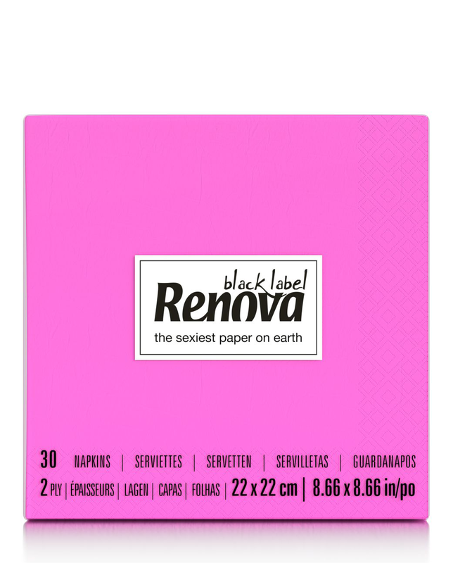 Renova - Wholesale Disposable Napkin - Cocktail Napkins RENOVA Fucsia 0