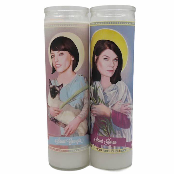 My Favorite Murder Prayer Devotional Candles for wholesale by The Luminary and Co.