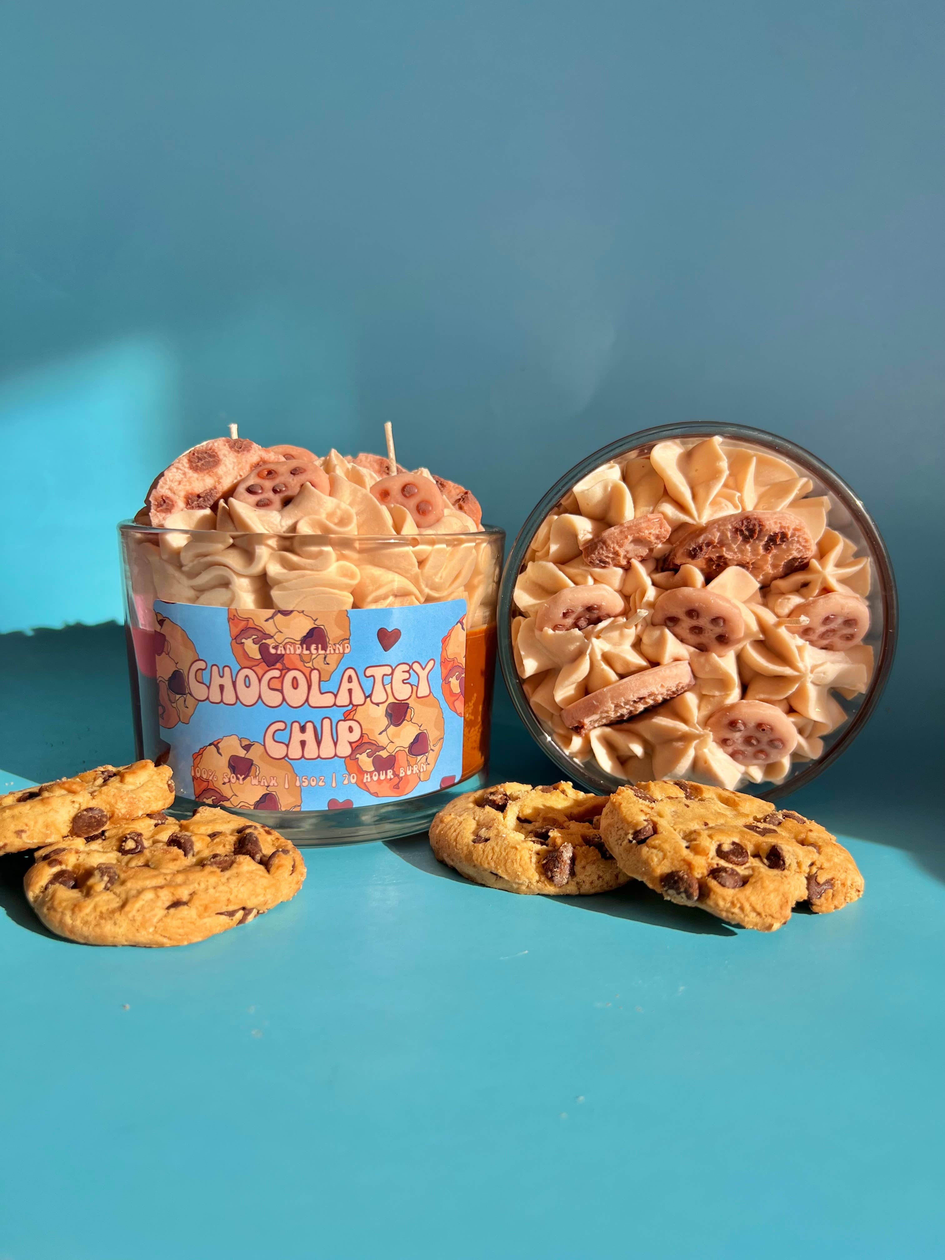 Candle Land - Vendita all'ingrosso Candela in vasetto - Candela Chocolatey Chip | Candela dolce montata1