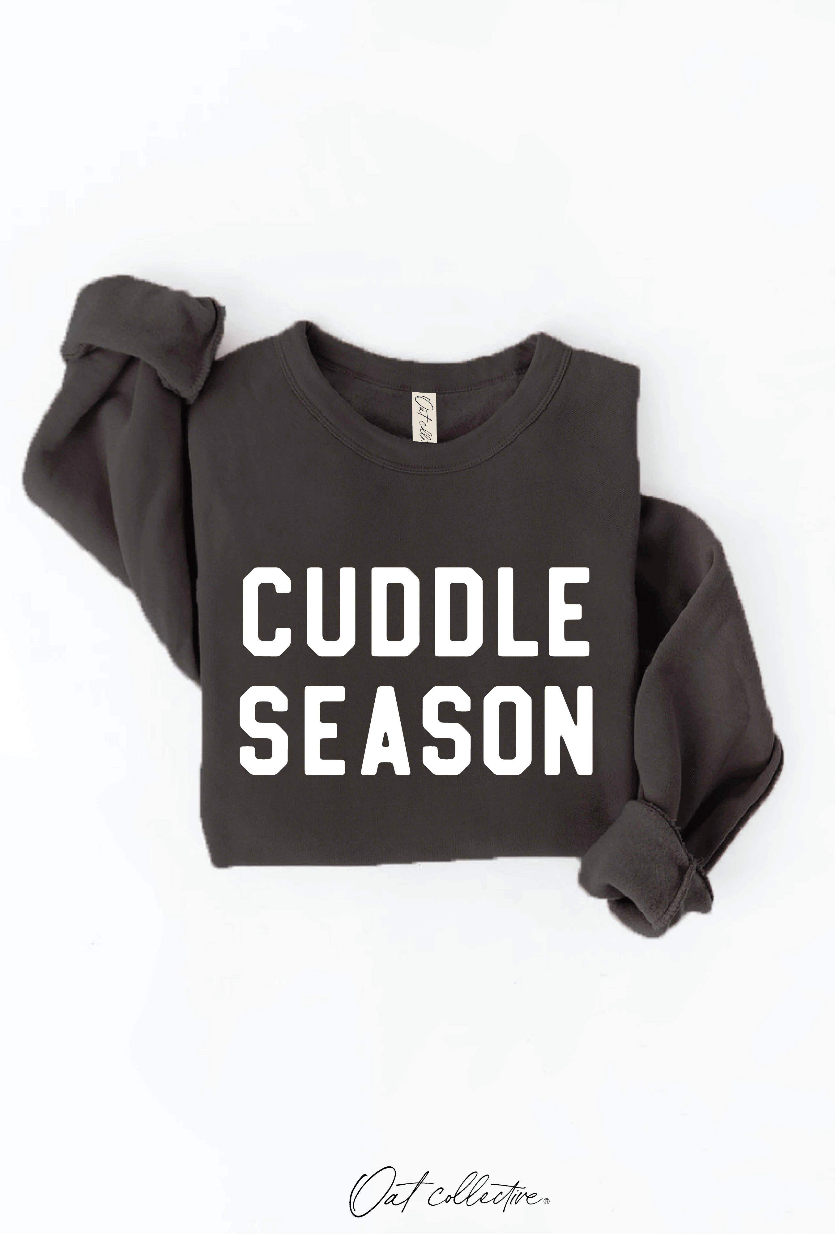 OAT COLLECTIVE - Wholesale Graphic Sweatshirt - Women's - CUDDLE SEASON Graphic Sweatshirt 18