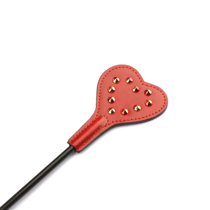 Liebe Seele - Venta al por mayor Juguetes eróticos - Minicorte de cuero rojo de lujo con remaches rojos