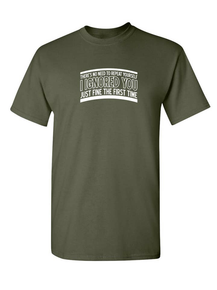 Feelin Good Tees - Wholesale Screen Printed T-Shirt - Unisex - There's No Need To Repeat Yourself10